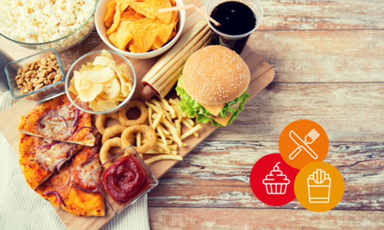 Virtual Advice:AM | Less healthy food and drink
