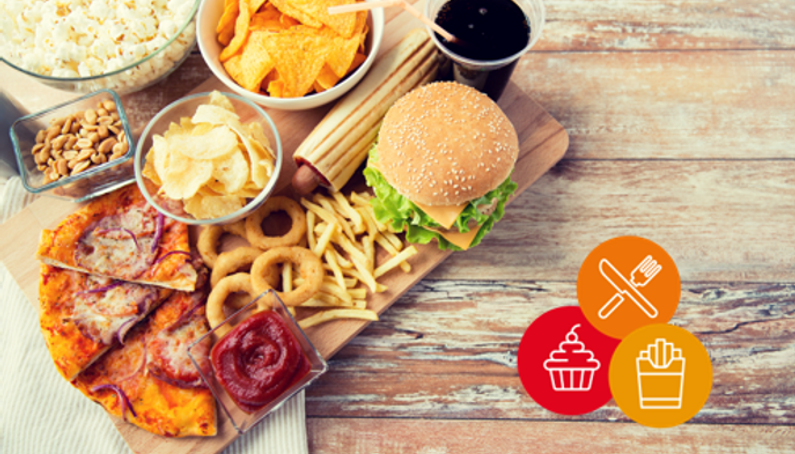Virtual Advice:AM | Less healthy food and drink