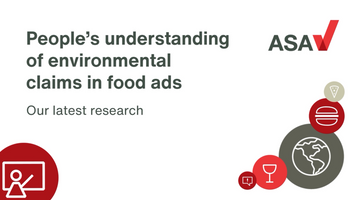 Environmental claims in food advertising