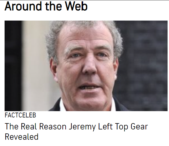 Scam ad featuring Jeremy Clarkson
