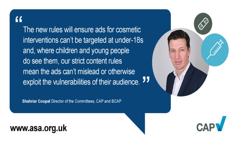 Strict new rules for ads for cosmetic interventions