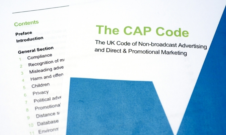 New CAP Code rules on the use of data for marketing